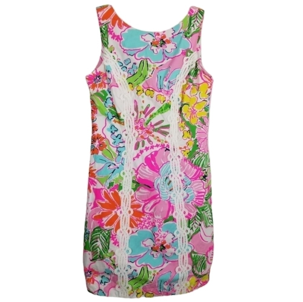 Lilly Pulitzer Target 20th Anniversary Nosey Posie Sleeveless Dress Lace Size 2